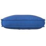 vidaXL Coussin pour dossier de palette Bleu royal 70 x 40 x 12 cm