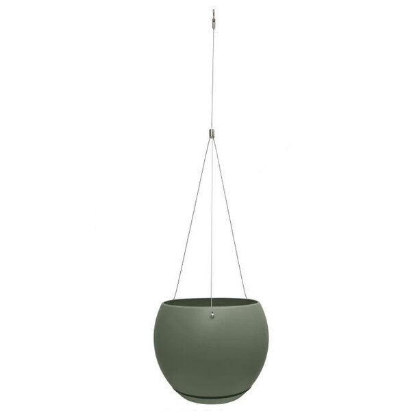 PoeTIC - Suspension Lune 25 kaki - Ø24 X H18 cm 6,5L avec câble ajustable