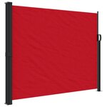 vidaXL Auvent latéral rétractable rouge 160x500 cm