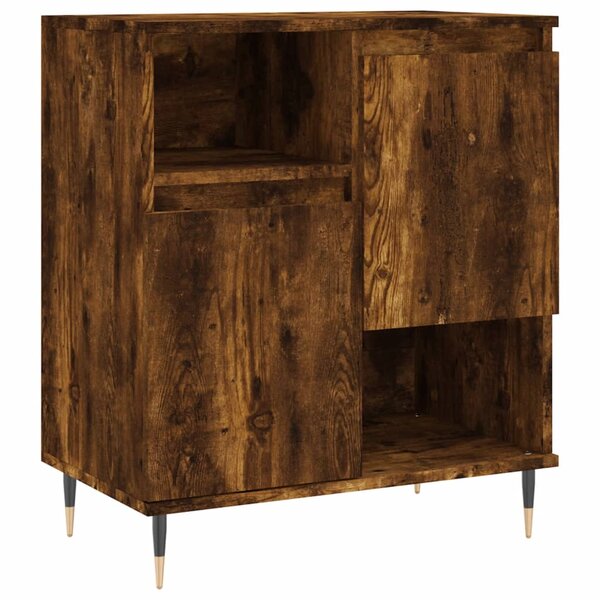 vidaXL Buffet Chêne fumé 60x35x70 cm Bois d'ingénierie