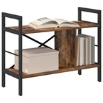 vidaXL Étagère Chêne fumé 75 x 30 x 58 5 cm Bois d'ingénierie