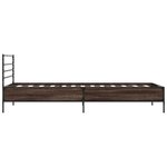 vidaXL Cadre de lit sans matelas chêne marron 90x200 cm