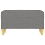 Banc banquette 70 x 35 x 41 cm tissu gris foncé 02_0010650