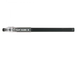 Stylo Bille à Capuchon KLEER Effaçable Pte Fine Noir PILOT