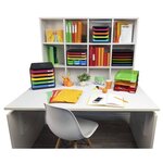 Exacompta Set de tiroirs de bureau Big-Box Harlequin avec 4 tiroirs