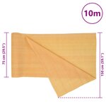vidaXL Filet brise-vue sable 1 5x10 m PEHD 150 g/m²