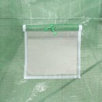 vidaXL Serre avec cadre en acier vert 88 m² 22x4x2 m