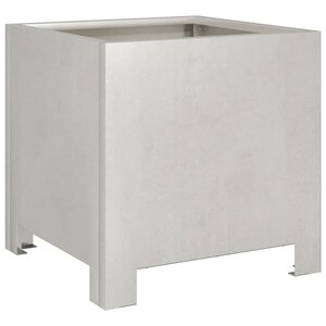 vidaXL Jardinière 30x30x30 cm acier inoxydable