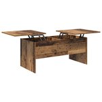 vidaXL Table basse Bois Ancien 102 x 50 5 x 46 5 cm Bois d'ingénierie