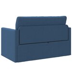 vidaXL Canapé-Lit Bleu 124 x 71 x 78 cm tissu