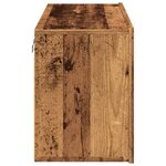 vidaXL Meuble TV mural vieux bois 80x30x41 cm
