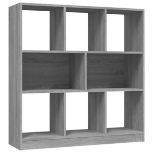 vidaXL Bibliothèque Sonoma gris 97 5x29 5x100 cm Bois d'ingénierie