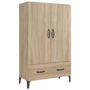 vidaXL Buffet haut Chêne sonoma 70x31x115 cm Bois d'ingénierie