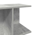 vidaXL Tables de chevet 2 Pièces gris béton 46 5x29x61 cm bois ingénierie