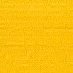 vidaXL Voile d'ombrage 160 g/m² rectangulaire jaune 5x7 m PEHD