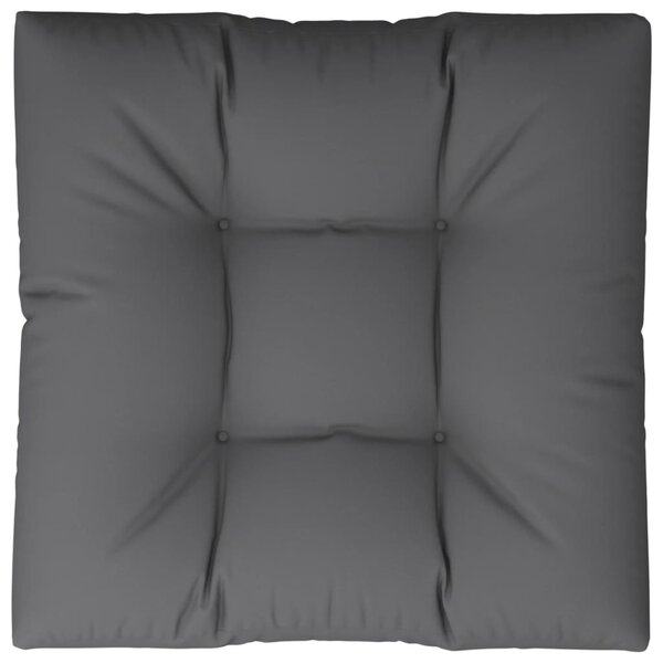 vidaXL Coussin de palette 80x80x12 cm gris tissu