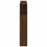 vidaXL Tête de lit à LED chêne marron 140x18 5x103 5cm bois ingénierie