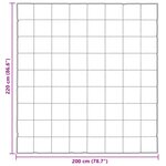 vidaXL Duvet d'été simple Doré 220 x 200 cm Satin et Microfibre