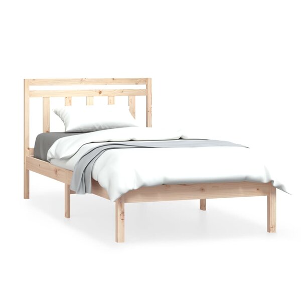 vidaXL Cadre de lit sans matelas bois massif 100x200 cm