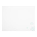Carte De Vœux Céleste Flocons - Draeger paris