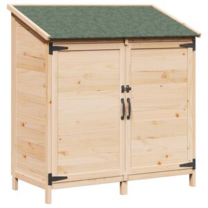 vidaXL Abri de jardin avec toit Naturel 106 5 x 56 x 113 5 cm