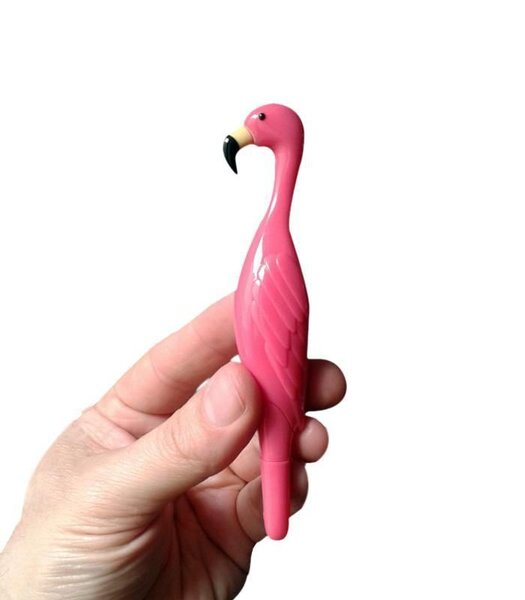 Stylo flamant rose