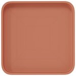 vidaXL Plateau carré à fleurs 6 Pièces Rouge brique 25 5 x 25 5 x 2 5 cm