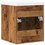 vidaXL Ensemble de meubles salle de bain 2 Pièces bois d'ingénierie