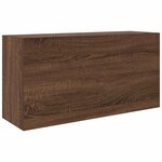 vidaXL Armoire murale de bain chêne marron 80x25x40 cm bois ingénierie