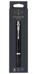 PARKER Urban Stylo-bille, noir mat , pointe moyenne, attributs chromés, recharge bleue