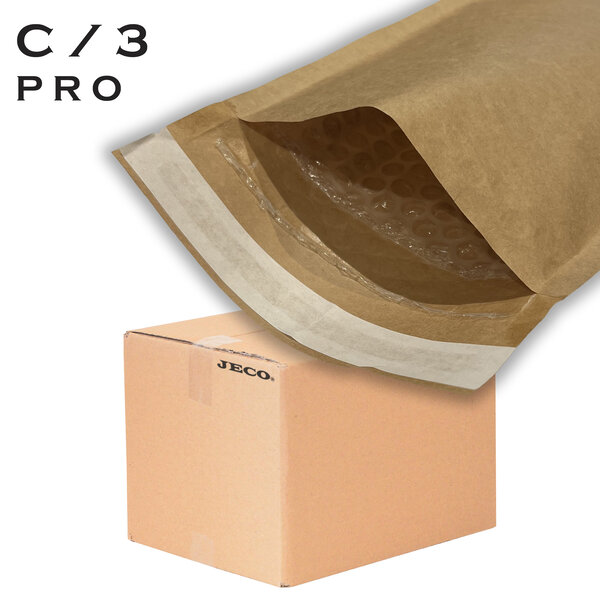 Lot de 200 Enveloppes à bulles marrons C/3 150×215
