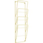 Porte revue mural 4 compartiments métal mag