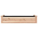 vidaXL Lit surélevé de jardin doublure 120x45x25 cm bois massif sapin