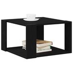 vidaXL Table basse Chêne noir 85 x 55 x 31 cm