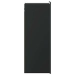 vidaXL Armoire Murale Noir 33 x 34 5 x 94 cm Bois d'ingénierie