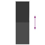 vidaXL Store enrouleur occultant largeur du tissu 40 7 cm polyester