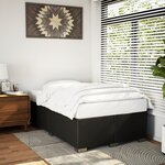 vidaXL Cadre de lit sans matelas noir 120x190 cm similicuir