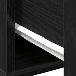 Table basse vidaXL Chêne noir 60x60x38 cm en bois aggloméré