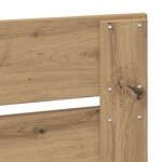 vidaXL Tête de lit Chêne artisanal 80 cm Bois d'ingénierie