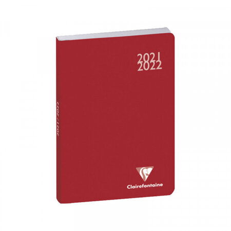 Agenda scolaire 2021/2022 forum work&after exacompta 10 x 15 cm rouge