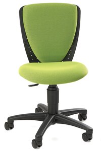 Chaise pivotante Enfants 'HIGH S'COOL' Tissu 3D Vert Pomme TOPSTAR