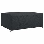 vidaXL Housse pour meubles Uni Noir 240 x 190 x 90 cm 600D