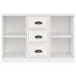 vidaXL Buffet blanc 104 5x35 5x67 5 cm bois d'ingénierie