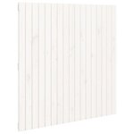 vidaXL Tête de lit murale Blanc 108x3x110 cm Bois massif de pin