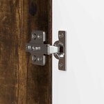 vidaXL Meuble TV Chêne fumé 150 x 31 x 50 cm Bois d'ingénierie