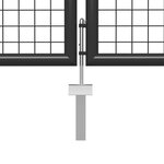 vidaXL Portail de jardin Acier 500 x 100 cm Anthracite