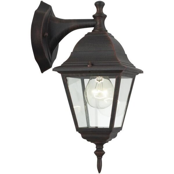 Applique exterieure descendante NEWPORT Rouille ampoule E27 max 60 W - Brilliant