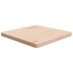 vidaXL Dessus de table carré 60x60x4 cm Bois chêne massif non traité