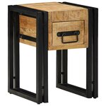 vidaXL Table d'appoint Marron 30 x 30 x 40 cm bois de manguier massif
