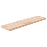 vidaXL Panneau d'étagère 80x20x2 5 cm Bois de chêne massif non traité